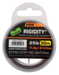 Fox Návazcový Vlasec Edges Rigidity Chod Filament 30 m Trans Khaki 25LB