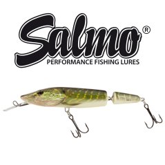 SALMO - WOBLER PIKE JOINTED DEEP RUNNER 13CM - REAL PIKE