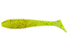 Gumová Nástraha Keitech Swing Impact Fat 2,8" 7cm Chartreuse Red Flake PAL01S(8ks)