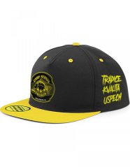 Čepice kšiltová Snap Back - černožlutá/typ 1