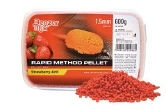 BENZAR RAPID METHOD PELLET 1,5mm jahoda-krill !!navlhčené!!