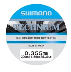 Shimano Line Technium 300m 0.355mm 11.5kg Grey