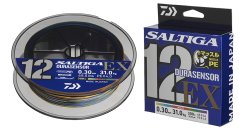 DAIWA splétaná šňůra SALTIGA DURASENSOR 12 BRAID EX+SI3 300 m - Multi-color, 300 m, 0,33 mm, 40 kg