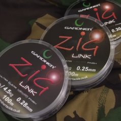VLASEC GARDNER ZIG LINK CLEAR 100M 0,28/4,5kg