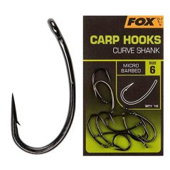 Fox Háčky Curve Shank 10 ks size 6