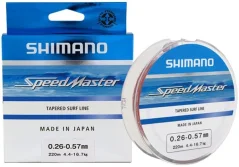 Ujímaný Vlasec Shimano Speedmaster Surf Taper ld Clear 10x15m 0,23-0,57mm