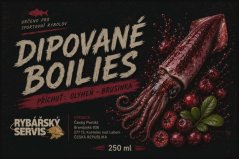 Dipované boilies  RS oliheň-brusinka 24mm