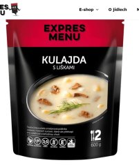 Kulajda s liškami 2 porce (600 g)