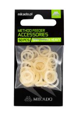 GUMKY NA PELETY - METHOD FEEDER - 3mm (HEAVY) - BÍLÝ - 50 ks
