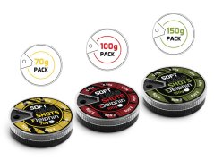 Vyvažovací olůvka Delphin SOFT 100g / 0,25-3,0g