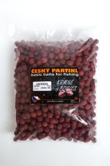 Krmné boilies 5 kg - JAHODA 20mm ČESKÝ PARTIKL