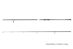 Delphin BOMBER / 2 díl 360cm/5.00lbsl