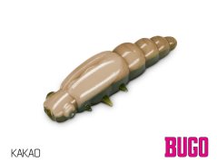 Umělá larva Delphin BUGO Cheese / 15ks 4cm / KAKAO