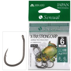 HÁČEK - SENSUAL - X-TRA STRONG CARP VEL. 8 DB - 10 ks