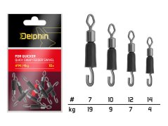 Rychloobratlík s gumičkou Delphin FDR Quicker / 10ks velikost 10