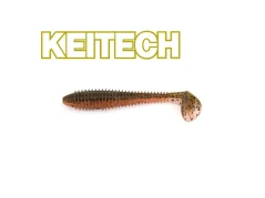 Gumová Nástraha Keitech Swing Impact Fat 4,8" 12cm Green Pumpkin Fire (5ks)