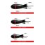 SPOMB - Zakrmovací raketa Midi Black Spomb