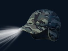 Delphin Zimní LED kšiltovka OutLINE Camo - UNI