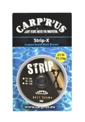 Carp´R´Us Potahovaná šňůrka Strip-X Matt Brown 20m