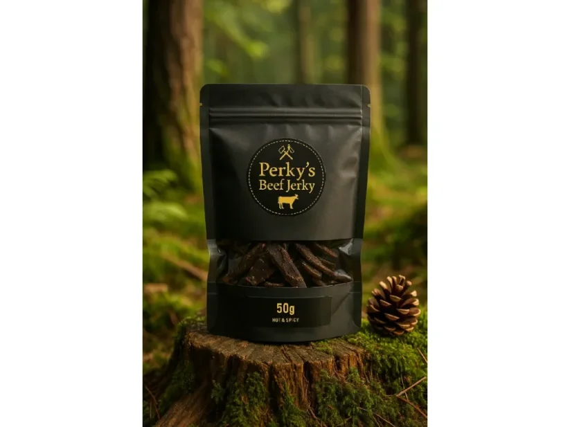 Pizza Italiano | Sušené hovězí maso Perky's Jerky | 50g