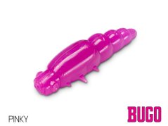 Umělá larva Delphin BUGO Cheese / 15ks 4cm / PINKY