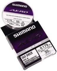 Shimano Line Aero Slick Shock Fluo ld 50m 0.195mm 3.26kg Grey