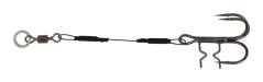 PŘÍDAVNÝ TROJHÁČEK - TITANOVÝ JAWS EVO TITANIUM - 13 kg/6 cm - trojháček 4 - 2 ks